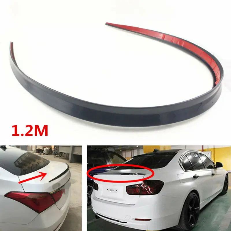 Becquet ABS Universel Souple 1.2m Look Carbone Adhésif
