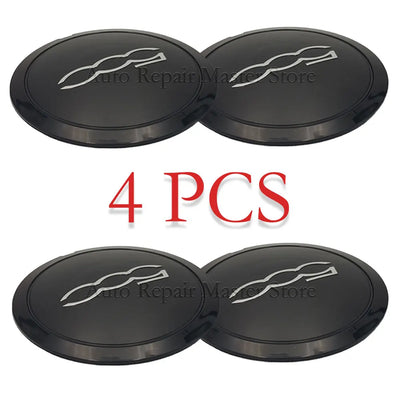 Cache-Moyeux Fiat 500 133mm Anti-Poussière Kit 4