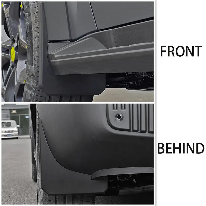 Garde-Boue Jetour T2 Traveller 2023-2024 Bavettes 4 Pièces Noir