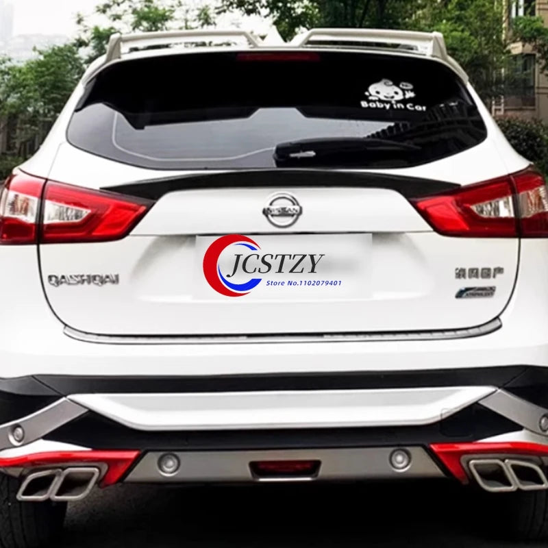 Becquet Nissan Qashqai 2016-2024 de Toit Arrière en ABS, Noir Brillant, Blanc, Argent, Carbone ou à Peindre