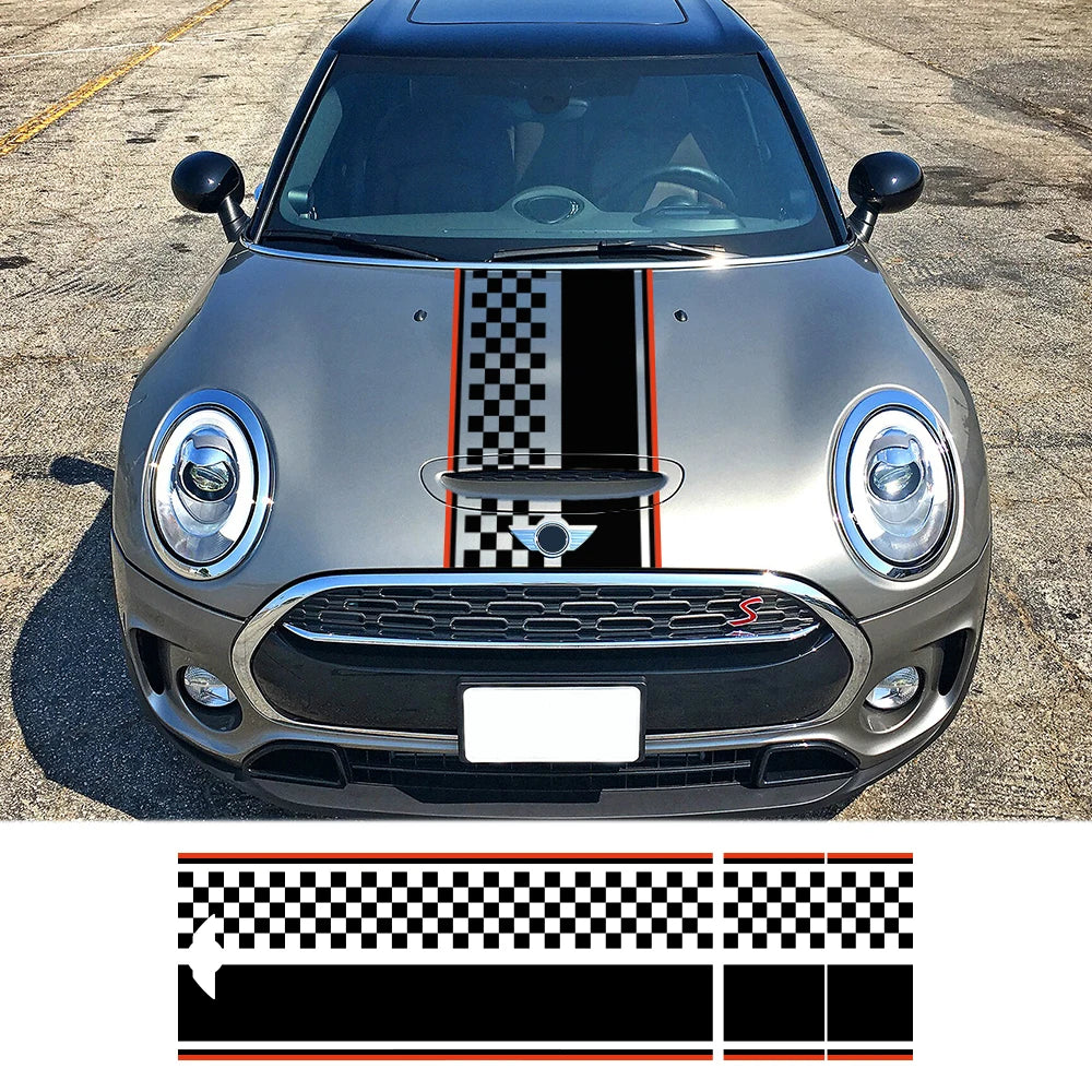 Autocollant Bandes Capot MINI Cooper R56 F56 Countryman
