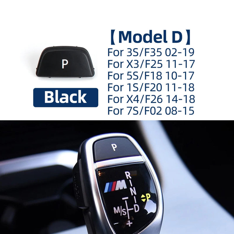Bouton P de Levier de Vitesse BMW F15 F16 G30 — vue de trois quarts