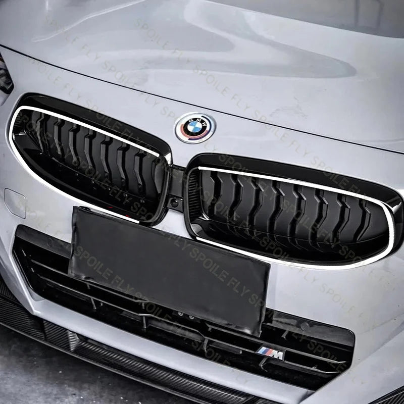 Calandre LED Lumineuse BMW Série 2 G42 Coupé 2021-2026 Double Haricot Noir Brillant