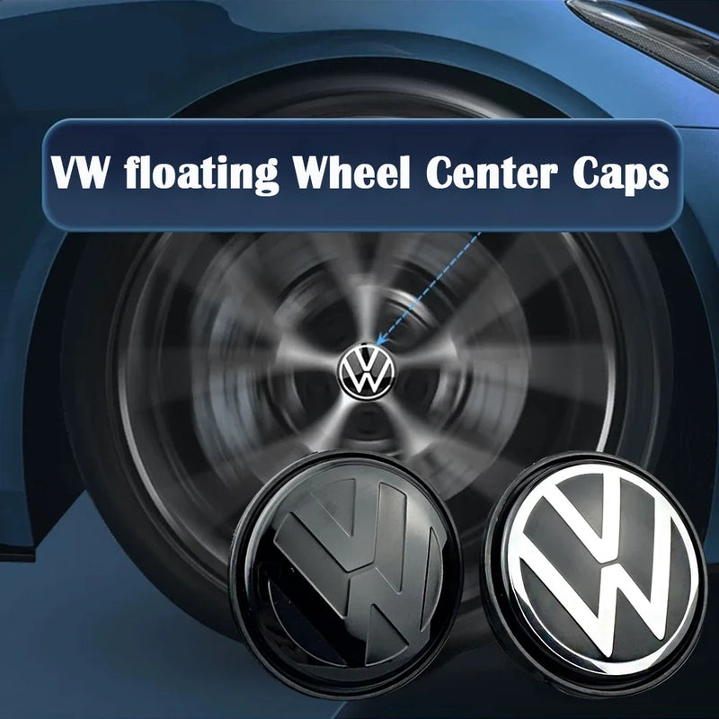 Cache-Moyeux Volkswagen Golf Jetta Passat CC 56mm 65mm — vue d'ensemble