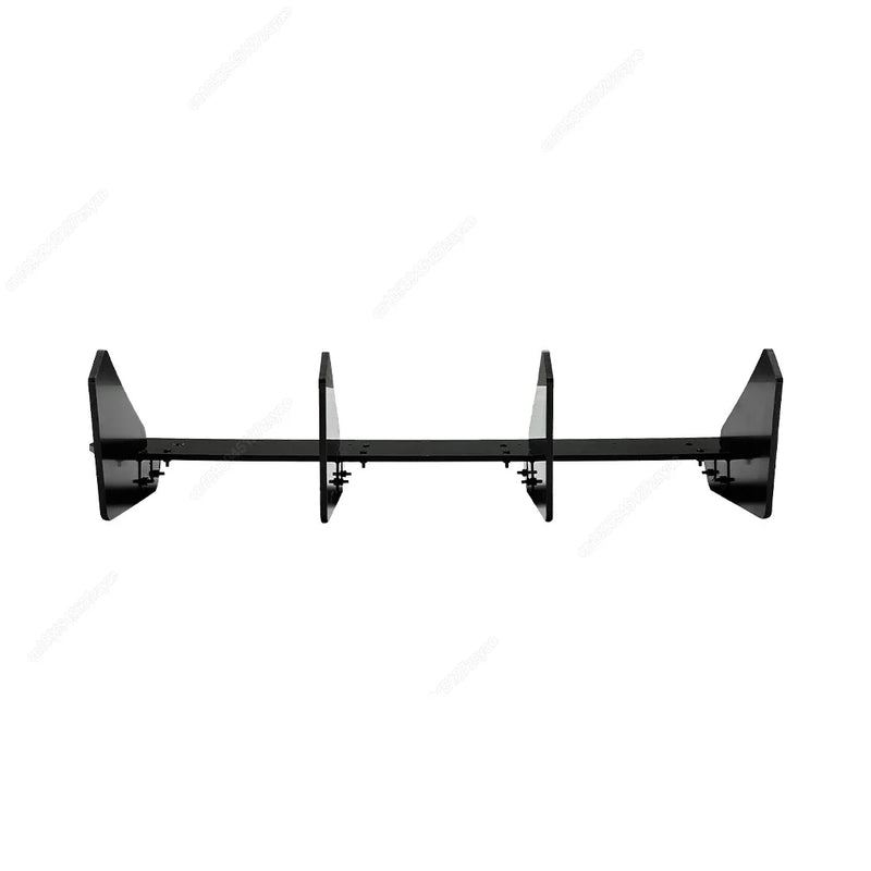 Diffuseur Arrière VW Golf 6 MK6 TDI TSI 2008-2013 4 Ailettes Noir Brillant