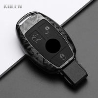Étui de Protection Clé Mercedes Classe A B C E GLA GLC CLA CLS Fibre de Carbone 2 ou 3 Touches