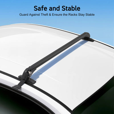 Barres de Toit Universelles Berline SUV 75 kg