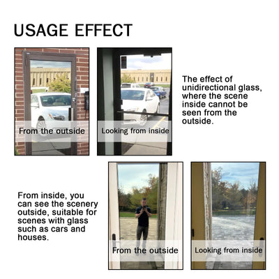 Spray Effet Miroir Sans Tain pour Vitres de Voiture