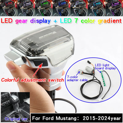 Pommeau Vitesse Cristal LED Ford Mustang 2015-2024