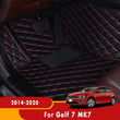 Tapis de Sol et de Coffre Cuir Volkswagen Golf 7