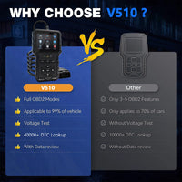 Valise Diagnostic OBD2 V510 Lecteur de Code Écran Couleur