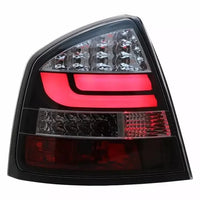 Feux Arrière LED Skoda Octavia 2 2007 Noir Barre LED