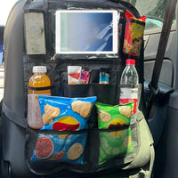 Oxford Car Rear Seat Organizer with Tablet Pocket 60 x 42 cm