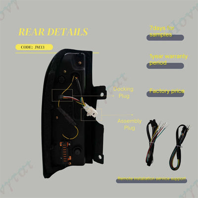 Feux Arrière LED Toyota Prado 90 LC90 1996-2002 Paire