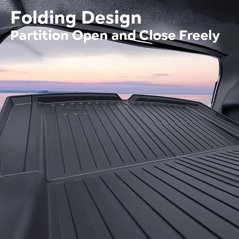 Tapis de Coffre Avant et Arrière Tesla Model 3 Highland 2024 TPE Étanche