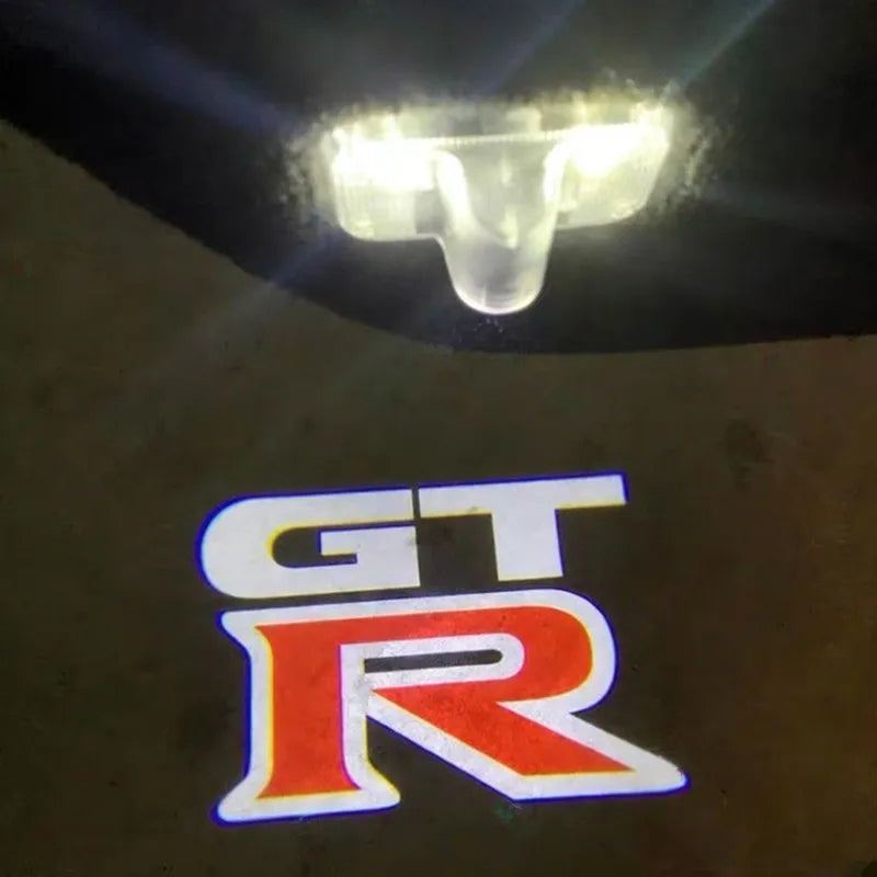 Projecteur Logo Porte Nissan GT-R R35 LED 2 Pièces