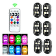 Éclairage d'Ambiance LED Sans Fil Rechargeable Voiture RGB