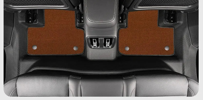 Tapis de Sol TPE Volvo XC60 2009-2026 T8 PHEV Conduite à Gauche Simple ou Double Couche Protection des Seuils