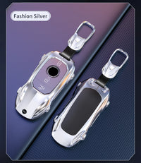 Coque de Protection Clé Mercedes Classe A B C E S W204 W205 W210 W212 W213 W176 W463 GLC GLB GLE AMG Alliage de Zinc Style Supercar