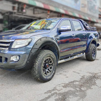 Élargisseurs d'Ailes Ford Ranger T6 T7 2012-2018 Style Poche 9 Pouces Noir Mat, Jeu de 6 Pièces