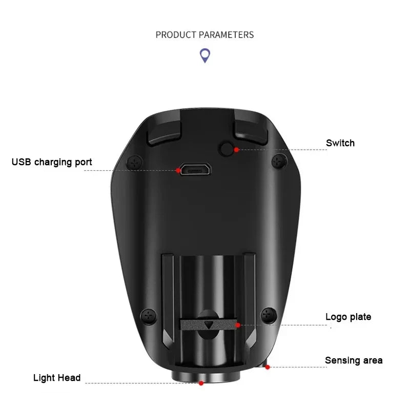 Projecteur Porte MG ZS, HS, MG3, MG5, ZR, GS, GT, EZS, Sans Fil Rechargeable USB, Lot de 2
