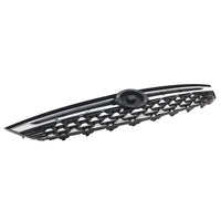 Calandre de Radiateur Avant Opel Astra K 2015-2019 Maille Noir Brillant et Baguettes Chromées
