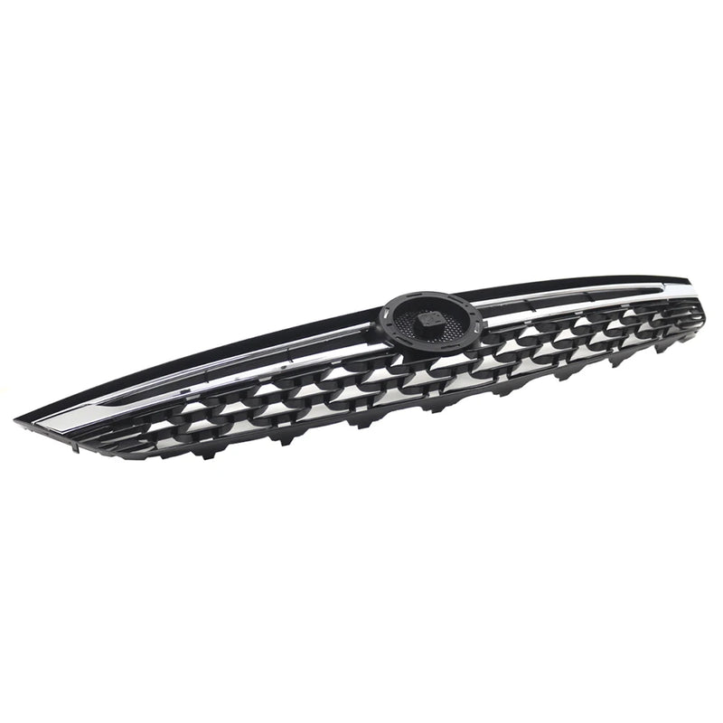 Calandre de Radiateur Avant Opel Astra K 2015-2019 Maille Noir Brillant et Baguettes Chromées