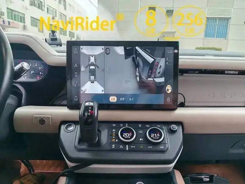 Autoradio Android 13,3 Pouces Land Rover Defender 2020-2024 Écran Tactile CarPlay Sans Fil Android Auto