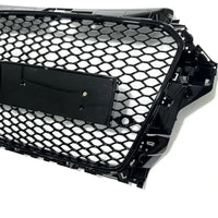 Calandre Audi A3 8V RS3 Sans Logo 2014-2016 — vue de profil