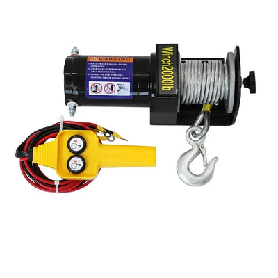 Treuil Électrique 2000 3000 lbs Sans Fil 12V 24V