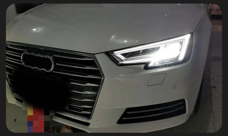 Phares LED Audi A4 B9 2017-2020 A4L Paire Avant Feux de Jour Clignotants
