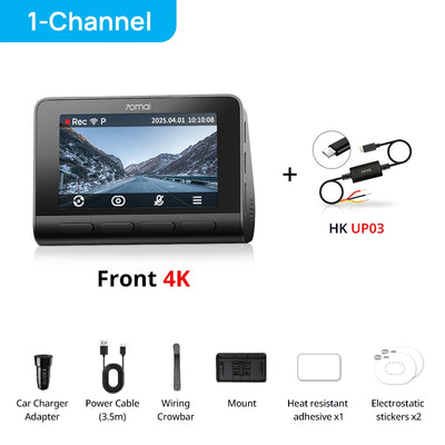 Dashcam 70mai A810S 4K Wi-Fi 6 GPS ADAS