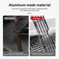 Filet Anti-Insectes Magnétique Calandre Inférieure Tesla Model Y Juniper 2025-2026 en Aluminium