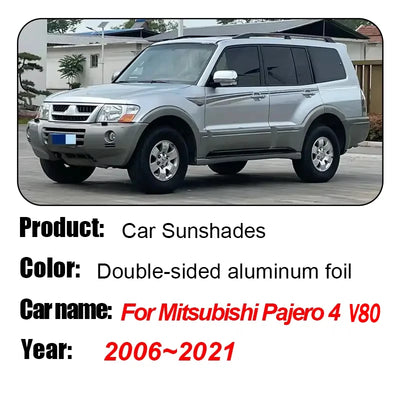 Pare-Soleil Rétractable Mitsubishi Pajero 4 V80 2006-2021