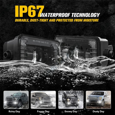 Feux Antibrouillard LED DRL Ford F-150 2015-2020