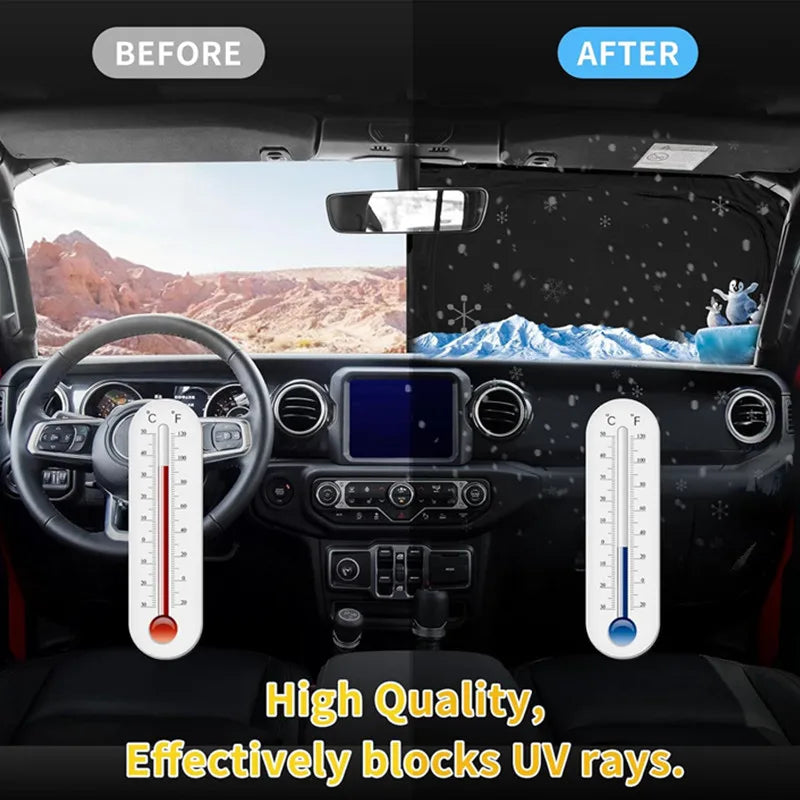 Pare-Soleil Pliable Pare-Brise Ford Fiesta