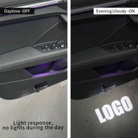 Projecteur LED de Porte Mitsubishi Outlander Pajero ASX Lancer EX Eclipse Cross Lumière de Bienvenue Sans Fil