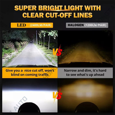 Feux Antibrouillard LED Chevy Tahoe Pontiac Grand Prix