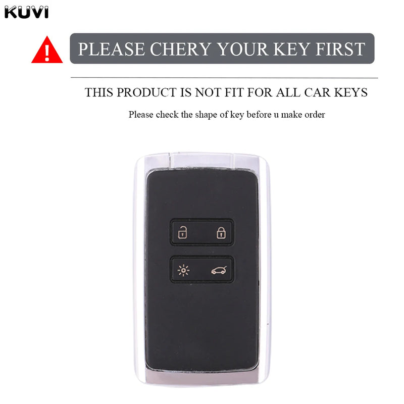 Étui de Protection Clé Renault TPU Koleos Kadjar Clio Captur Mégane Talisman Espace Zoé Scénic 4 Arkana Sandero