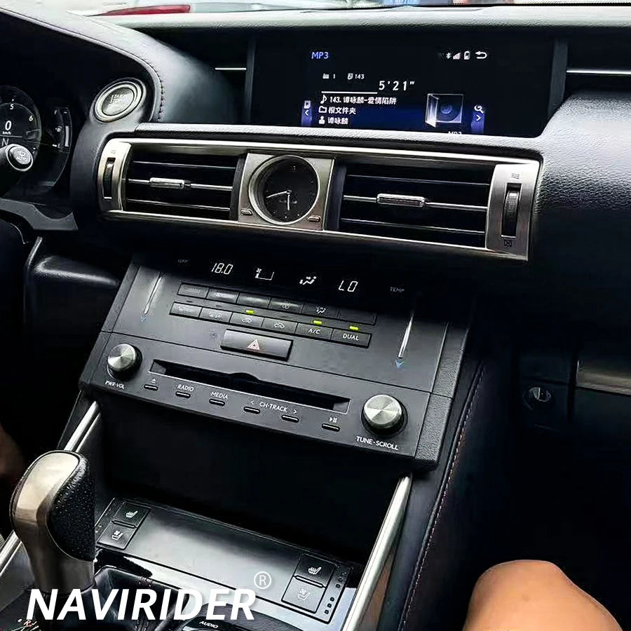 Autoradio Android 14 Écran 10,25 Pouces Lexus IS RC 200 250 200t 300h 2013-2020 CarPlay DSP