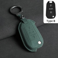 Coque de Clé Peugeot Citroën Suédine Clé Repliable ou Fixe 3 Touches
