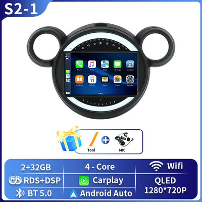Autoradio Android CarPlay MINI Cooper R56 R60 2006-2015