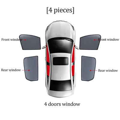 Rideaux Pare-Soleil Magnétiques Kia Picanto 2017-2026