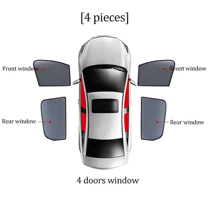 Rideaux Pare-Soleil Magnétiques Kia Picanto 2017-2026