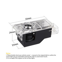 Projecteur de Portière LED Porsche Cayenne 955 957 2003-2009, Motif Cayenne ou Porsche, Paire