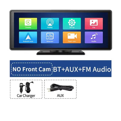 Dashcam Srnubi 10,26 Pouces 4K CarPlay Android Auto