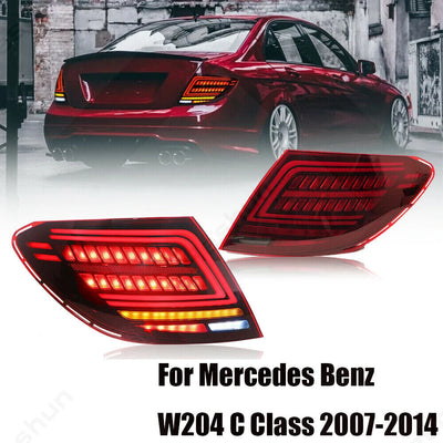 Feux Arrière LED Mercedes Classe C W204 2007-2014 Look AMG