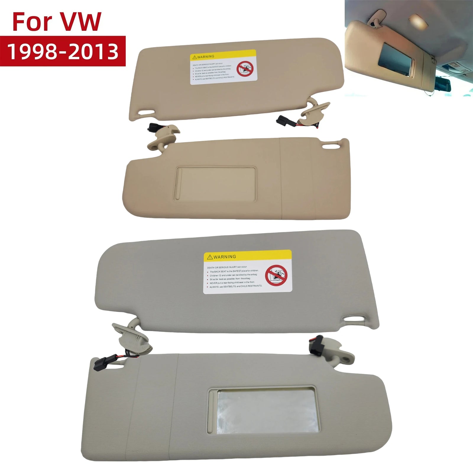 Pare-Soleil Volkswagen Golf 4 Jetta MK4 Passat 1998-2013