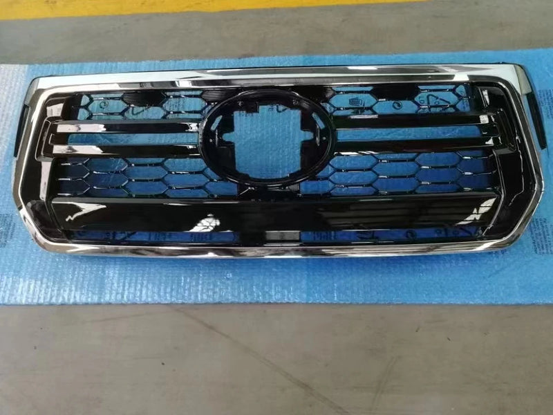 Calandre Avant de Course en Maille Toyota Hilux Revo Rocco 2018-2020 Chromée et Noire