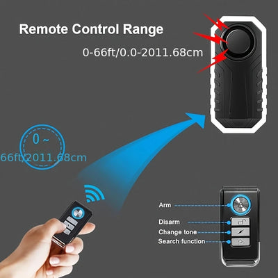 Alarme Voiture YNF 113 dB Étanche avec Télécommande